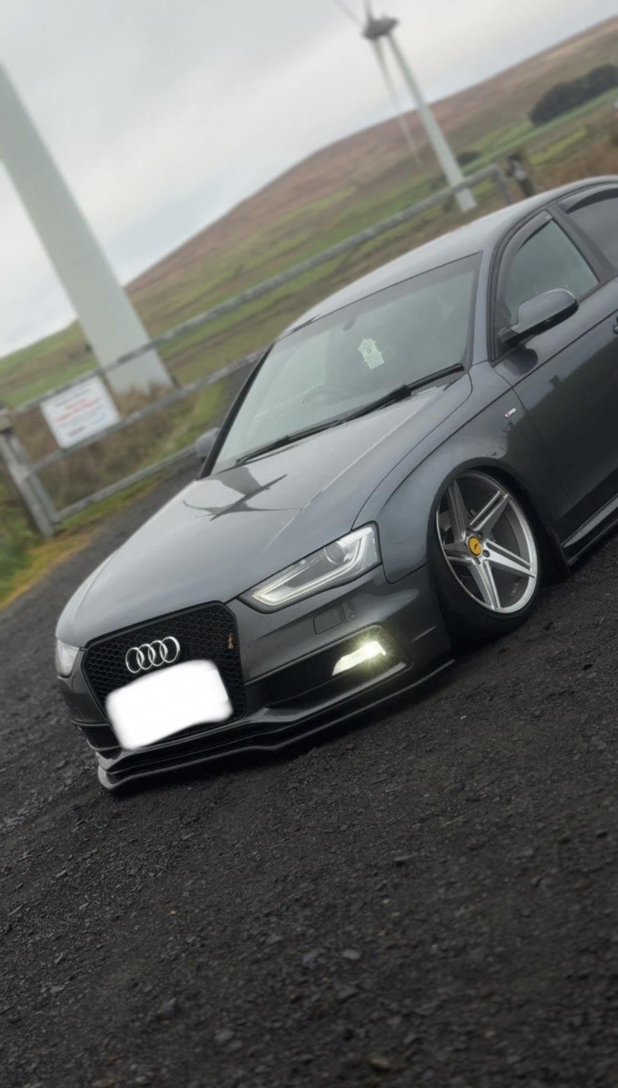 Audi A4/S4 B8.5 Front Splitter 2013-2018 Style 3(High Quality)