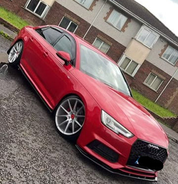 Audi A4 B9 Front Splitter 2016-2019 Style 3(High Quality)