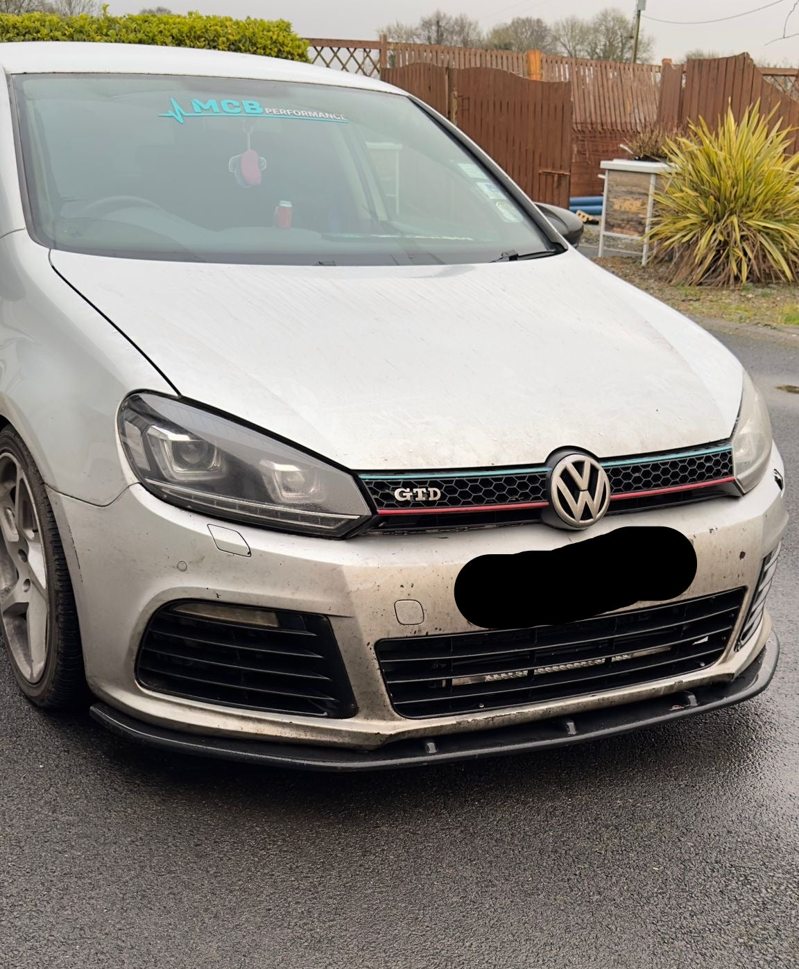 VW Golf MK6 R20 Bumper Front Splitter