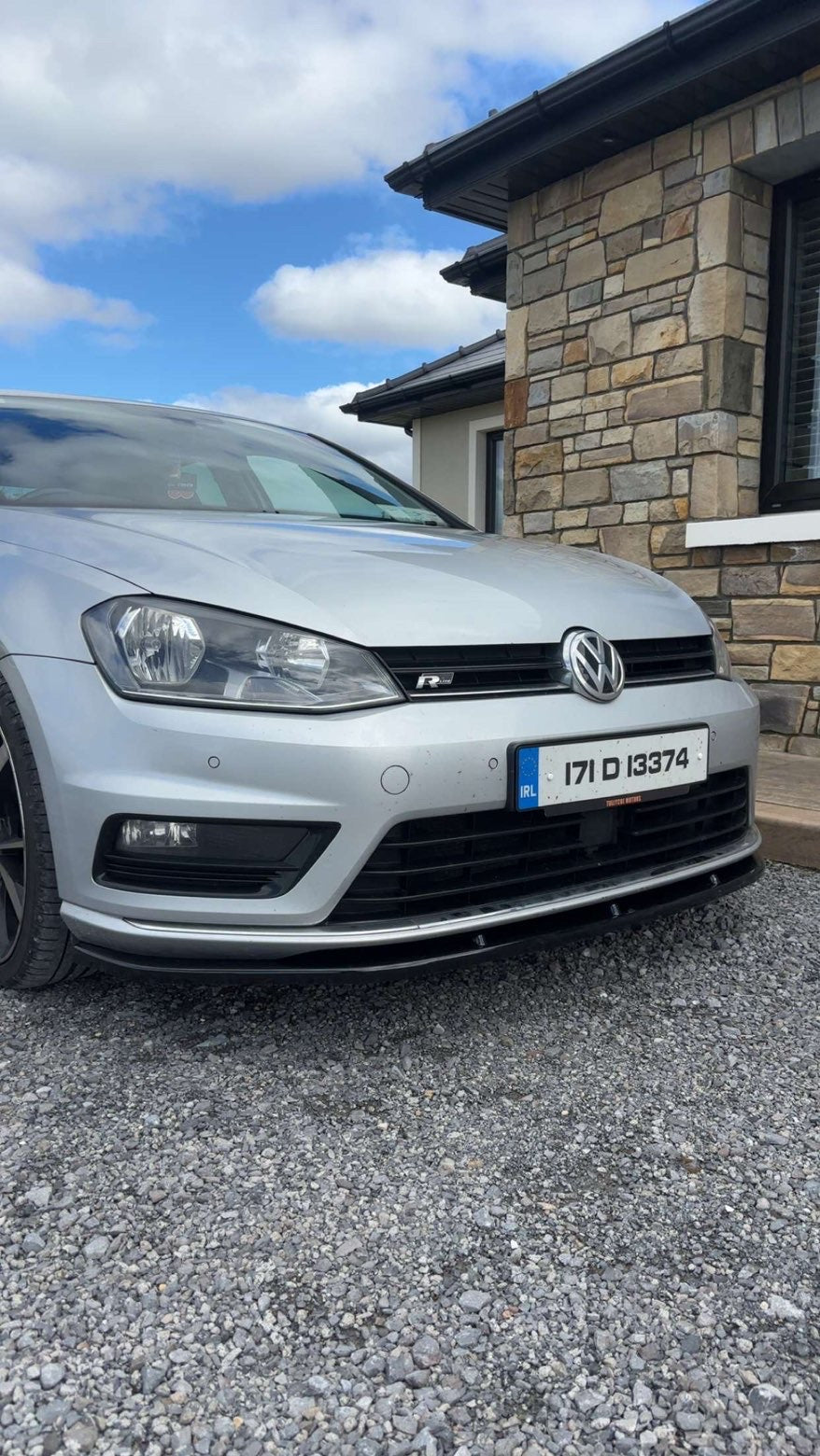 VW MK7 Golf R Style 2 Front Splitter