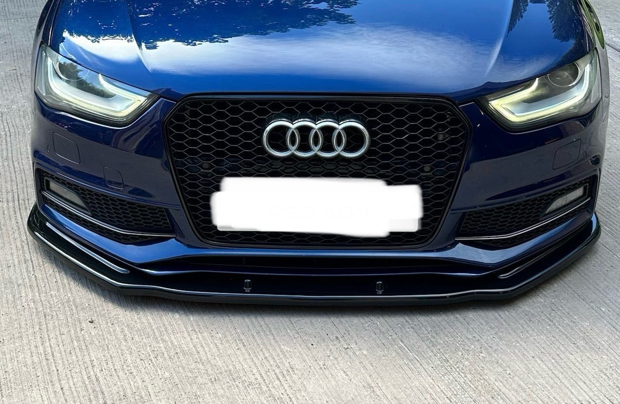Audi A4/S4 B8.5 Front Splitter 2013-2018 Style 4 (High Quality)