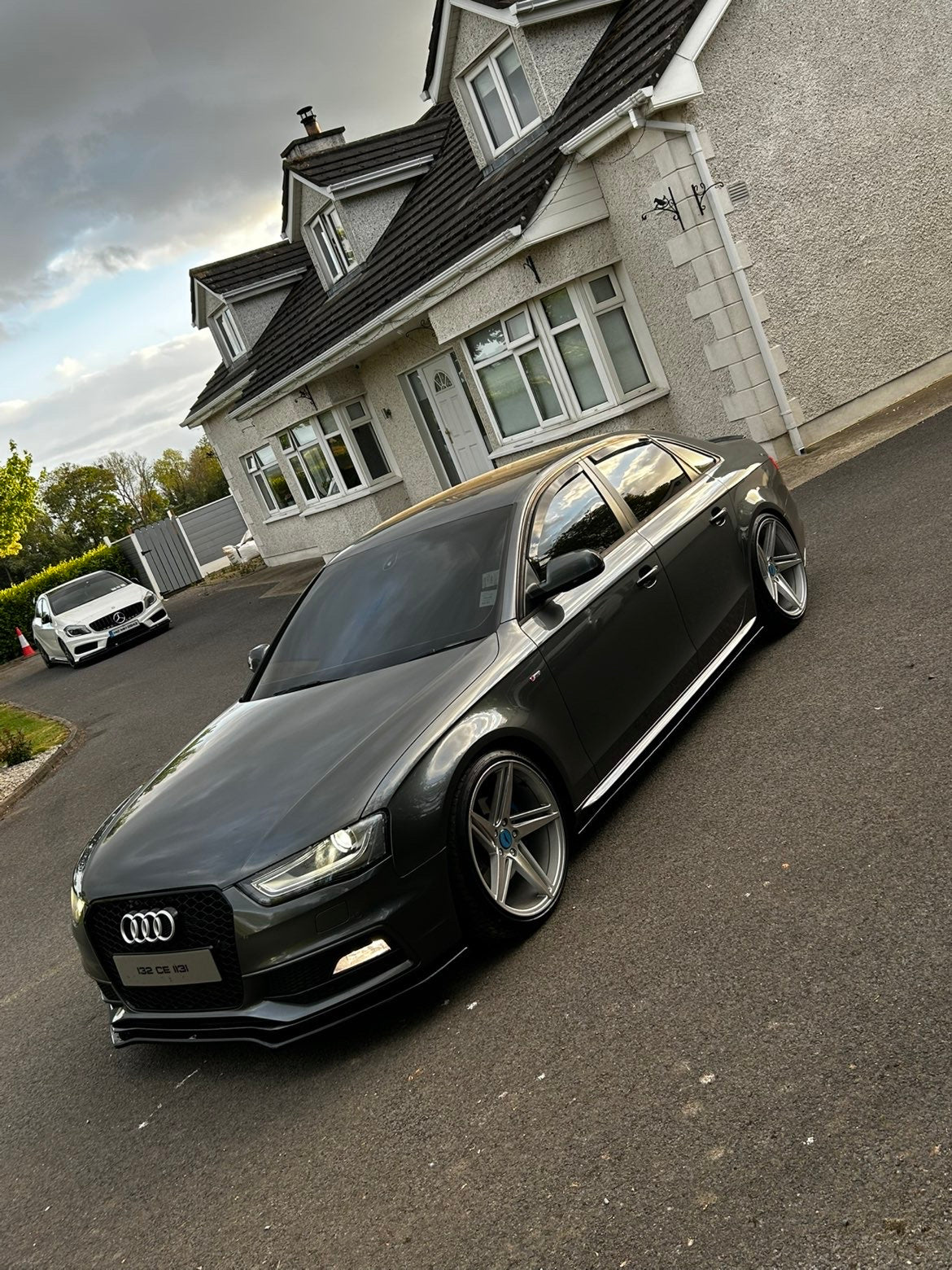 Audi A4/S4 B8.5 Front Splitter 2013-2018 Style 3(High Quality)