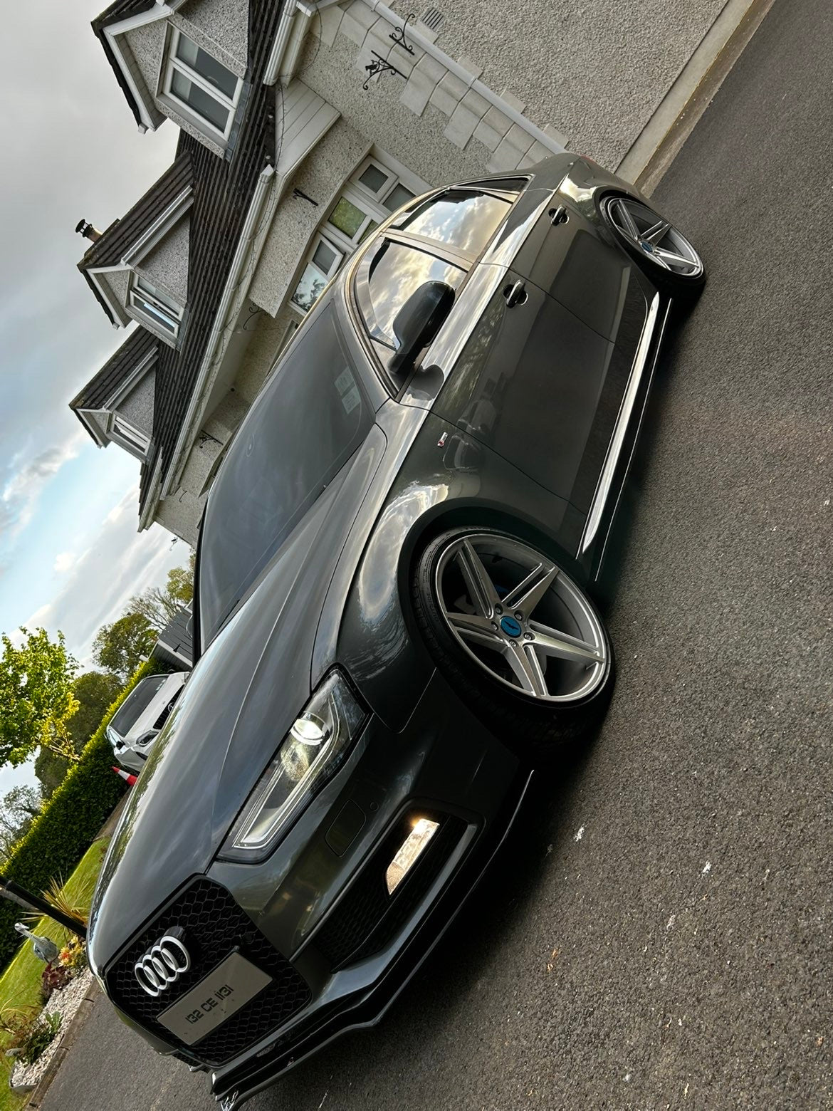 Audi A4/S4 B8.5 Front Splitter 2013-2018 Style 3(High Quality)