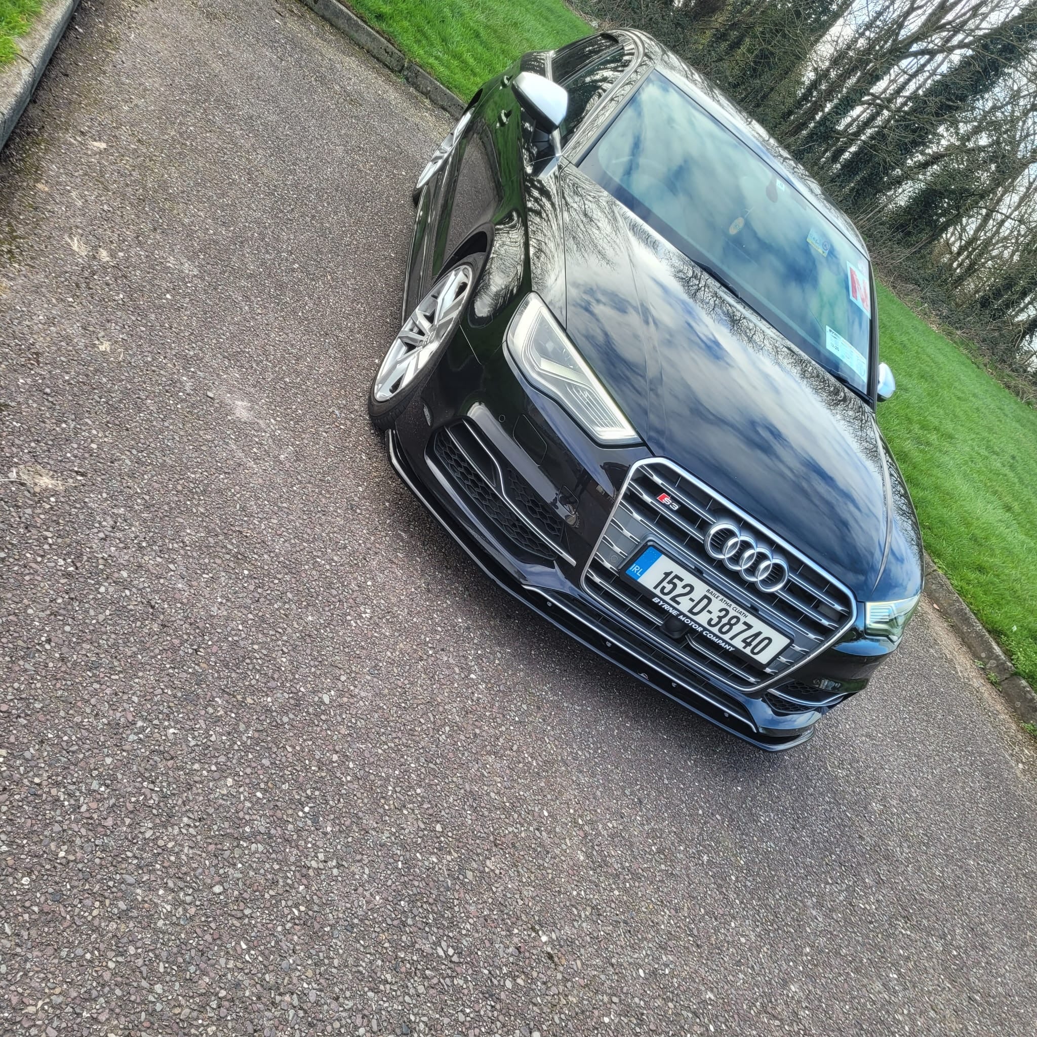 Audi A3 Sedan Front Splitter
