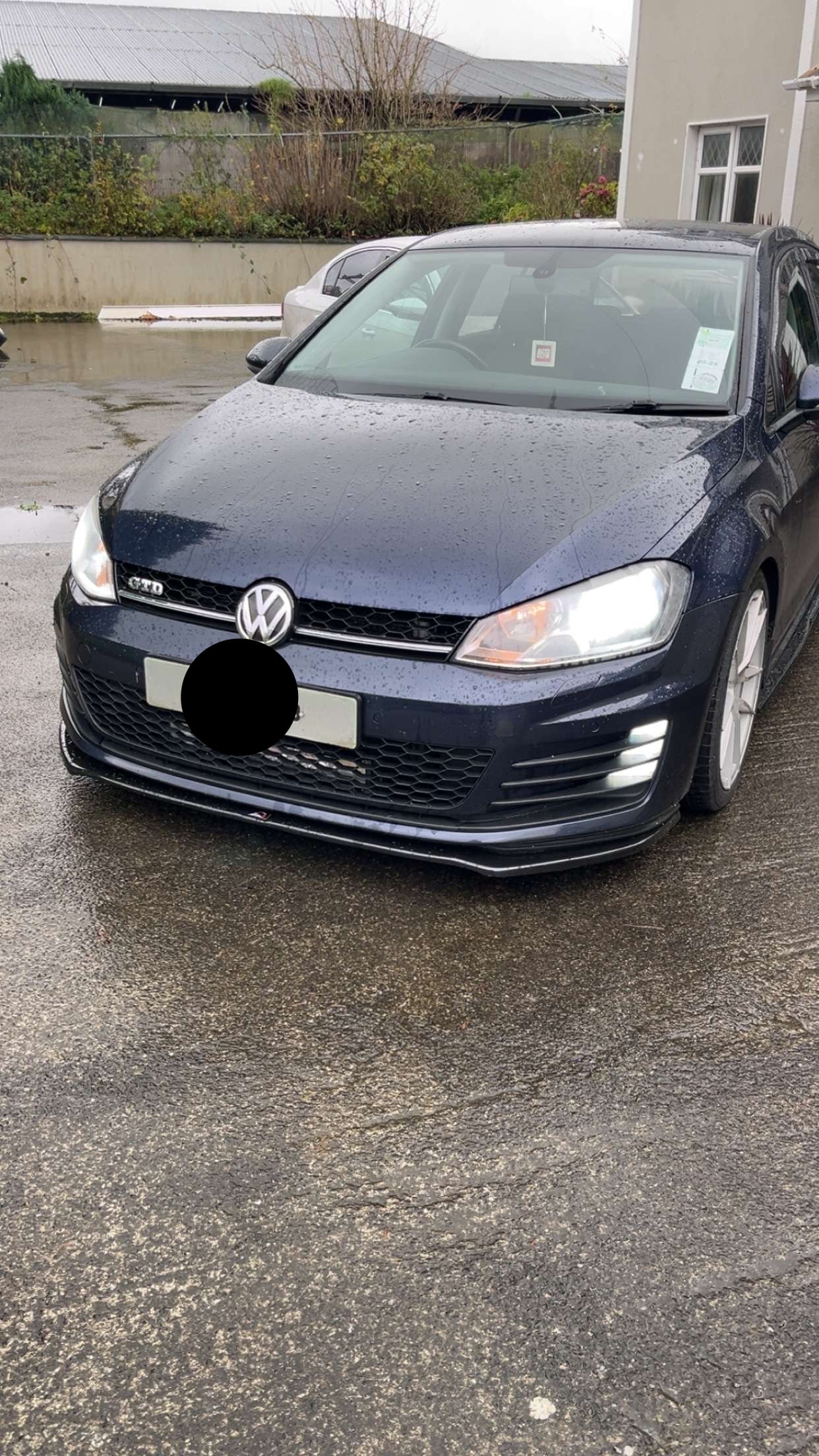 VW MK7 Golf GTD/GTI Bumper Front Splitter