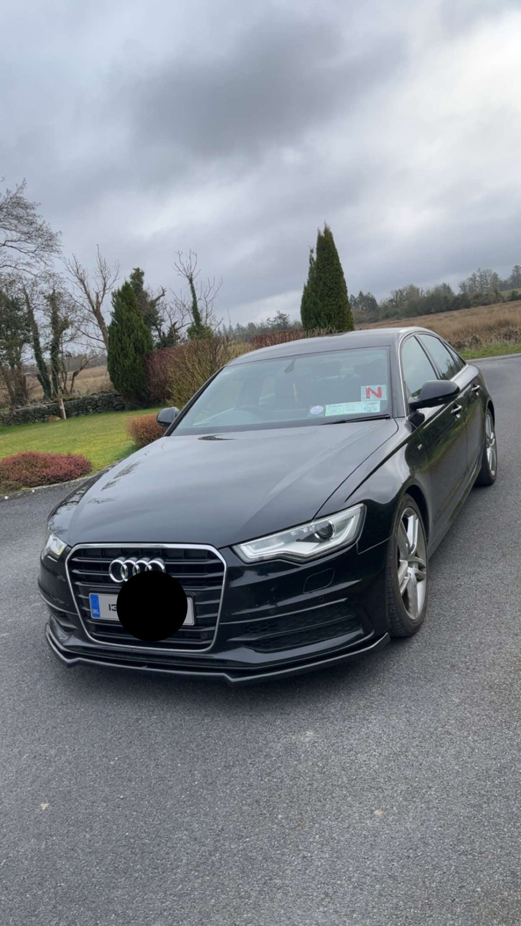 Audi A6 C7/C7.5 Front Splitter Style 2