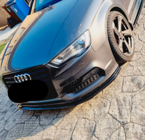 Audi A3 Sedan Front Splitter