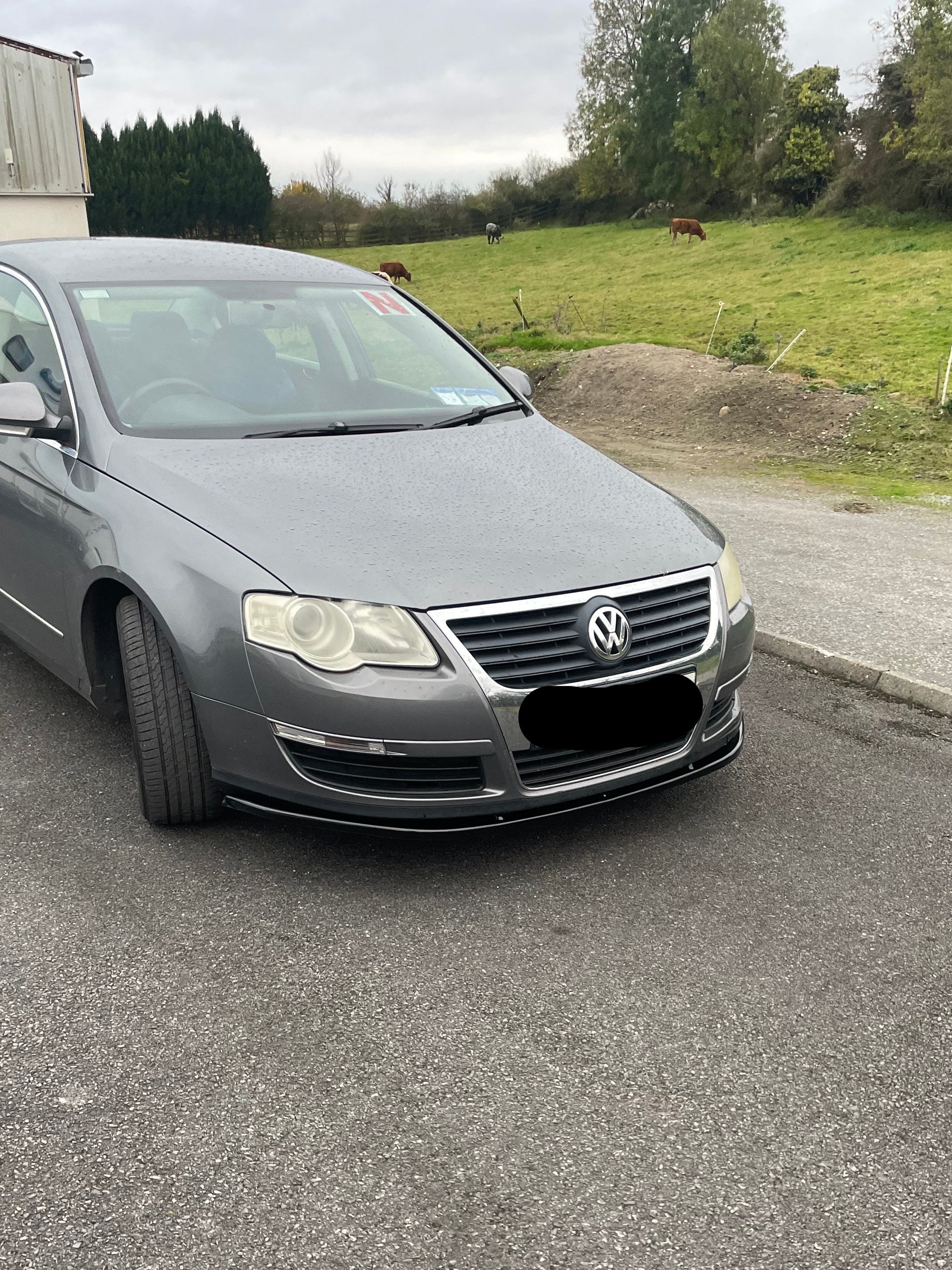 VW B6 Passat Front splitter