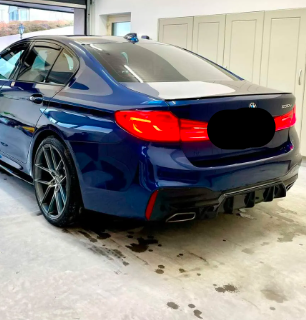 BMW 5 SERIES G30 / G31 (Pre LCI 2017-2020) – M5 LOOK REAR DIFFUSER – QUAD EXIT