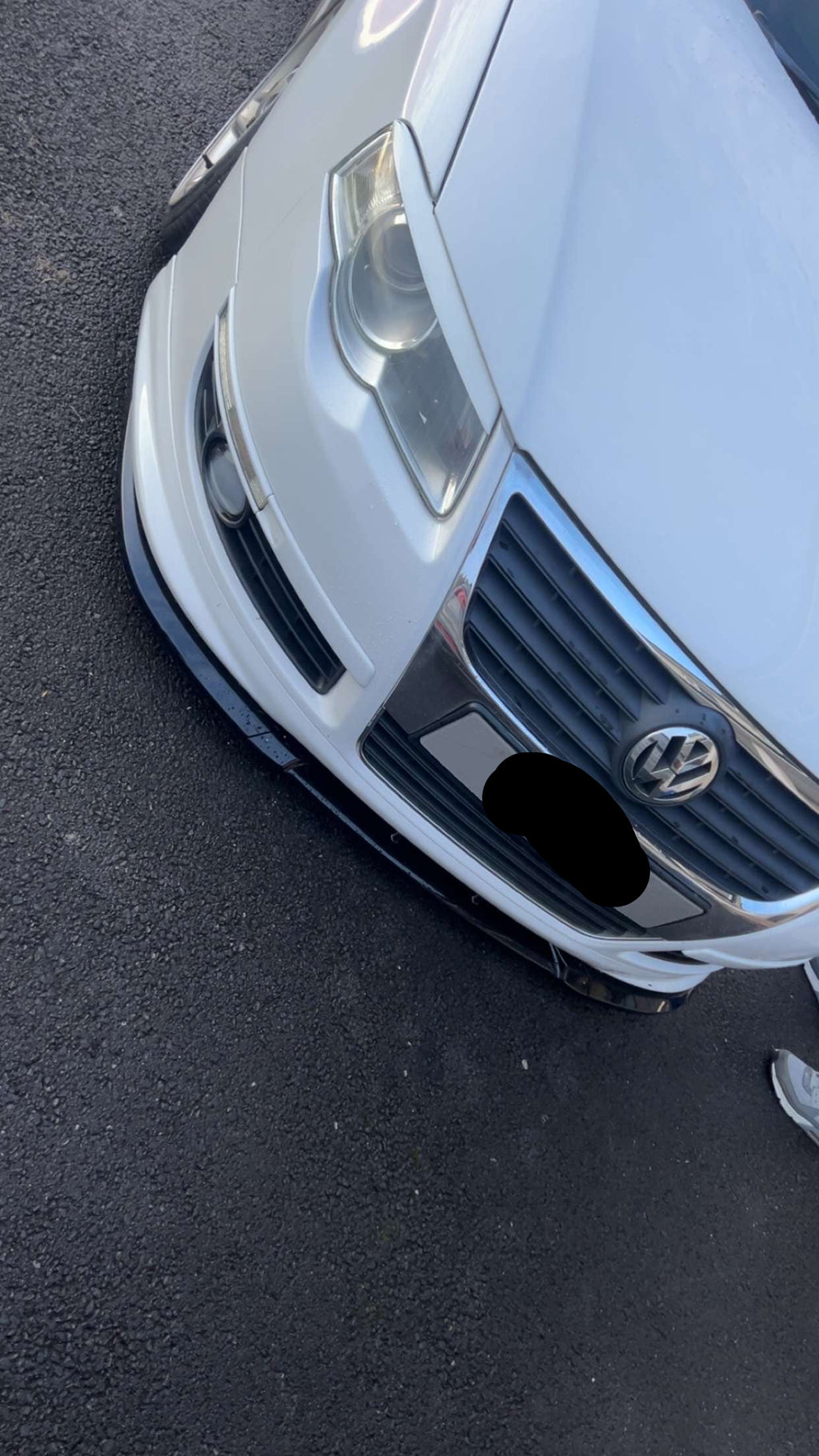 Universal GLOSS BLACK Cupra Front Splitter