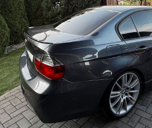 BMW E90 M3-style Boot Spoiler (05-11), glossy black