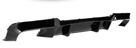 M5 style Dual Exit Diffuser for BMW F10 / F11 with rear M-Performance bumper