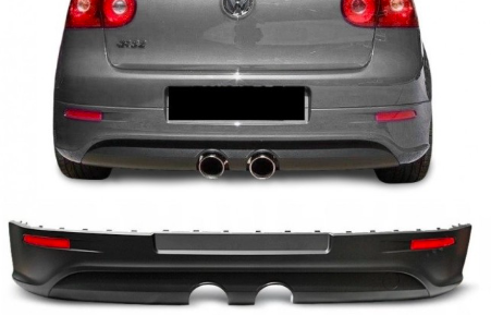 VW Golf MK5 R32 style rear bumper diffuser(standard bumper)